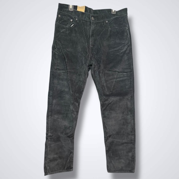 Levi's Other - Levis Pants Mens 33 X 32 Black Corduroy Chino Brand New Y2K 5 Pocket